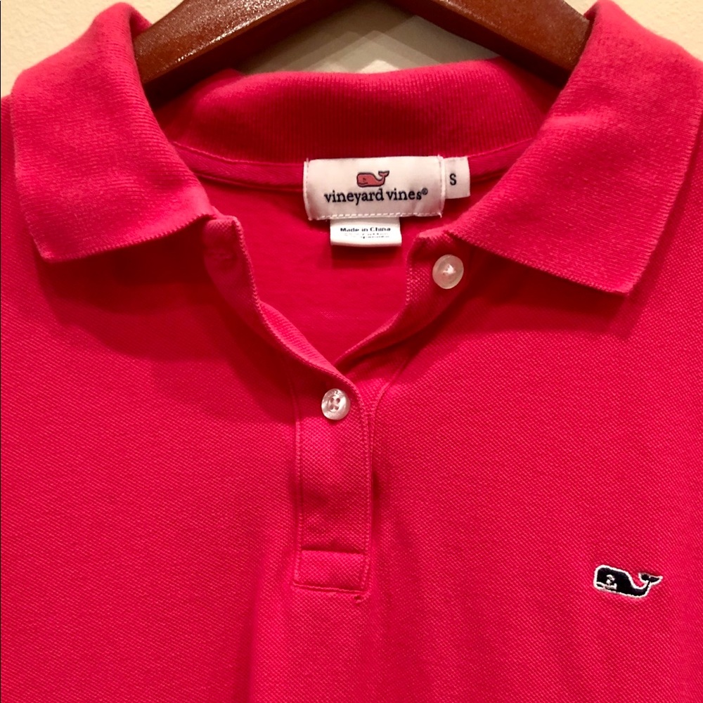 Vineyard Vines Hot Pink Polo Shirt